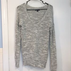 American Eagle Knitted grey sweater